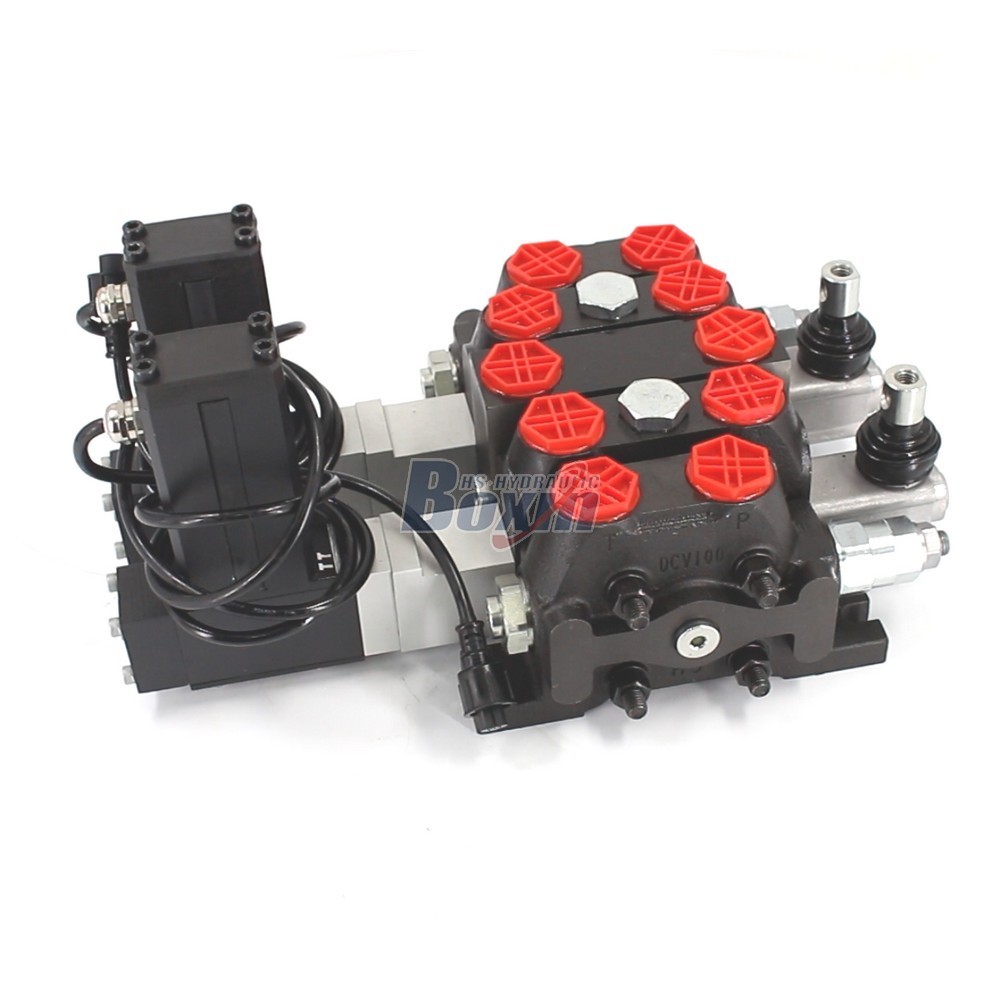 Sectional Control Valve DCV100 with Electric Motor Actuator cover photo